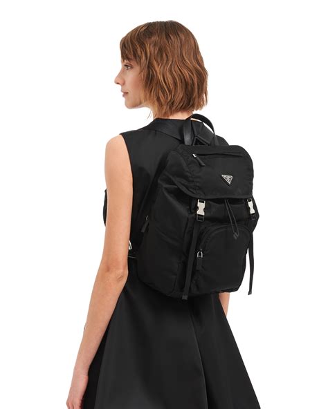 prada nylon backpack blogger|prada unisex backpack.